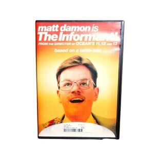 The Informant DVD 2009 Matt Damon Steven Soderbergh True Story Dark Comedy Movie